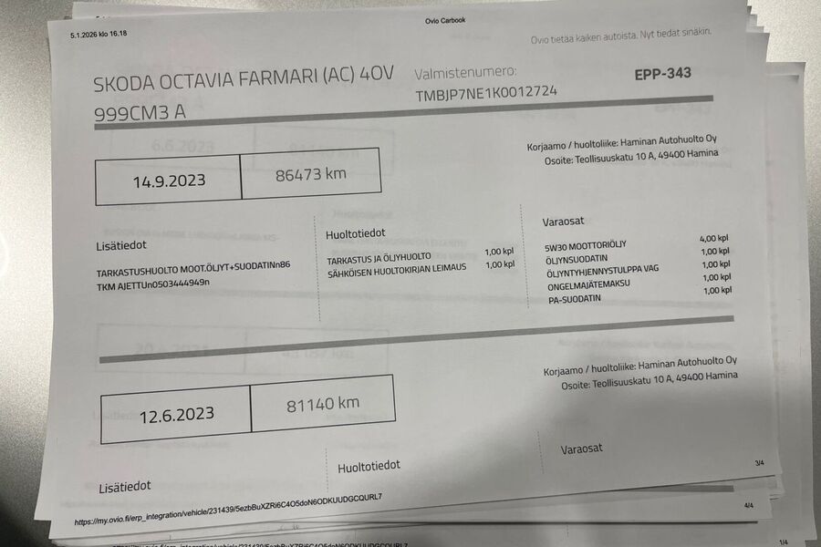 Skoda Octavia vaihtoauto