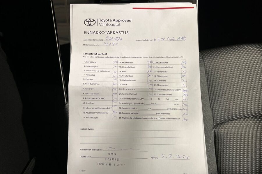 Toyota bZ4X vaihtoauto