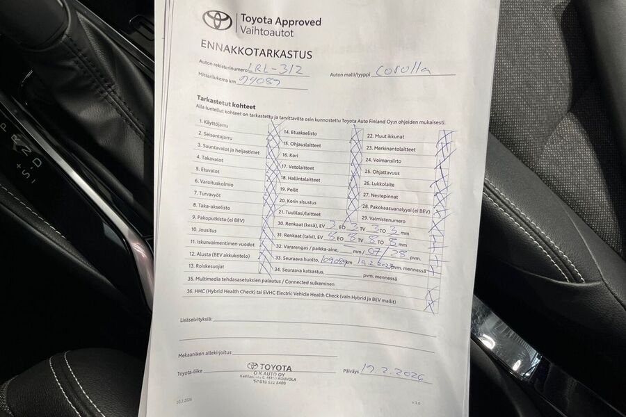 Toyota Corolla vaihtoauto