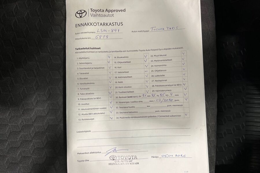 Toyota Yaris vaihtoauto