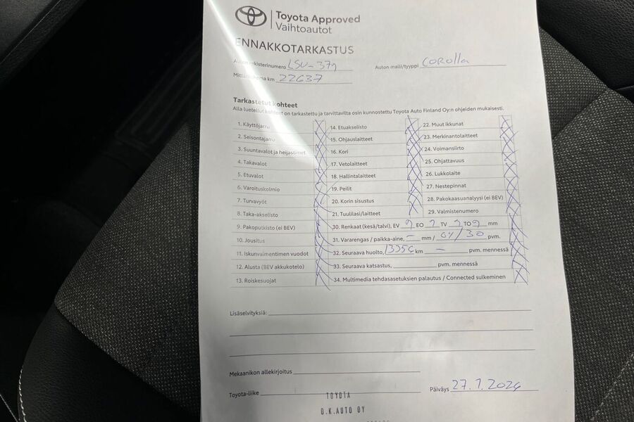 Toyota Corolla vaihtoauto