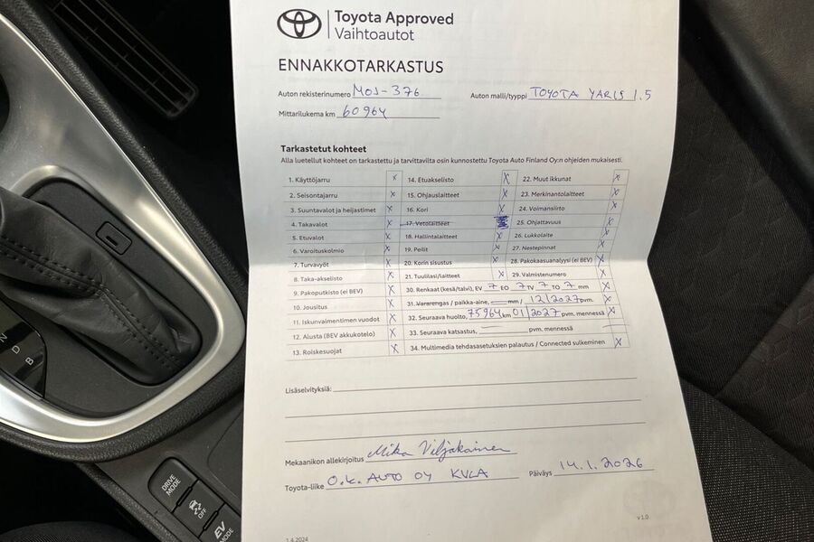 Toyota Yaris vaihtoauto