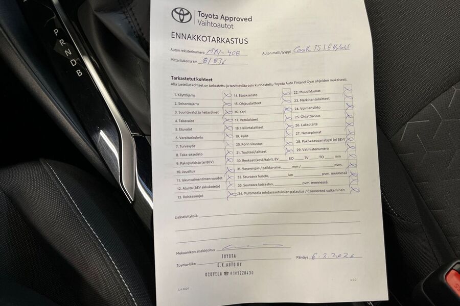 Toyota Corolla vaihtoauto