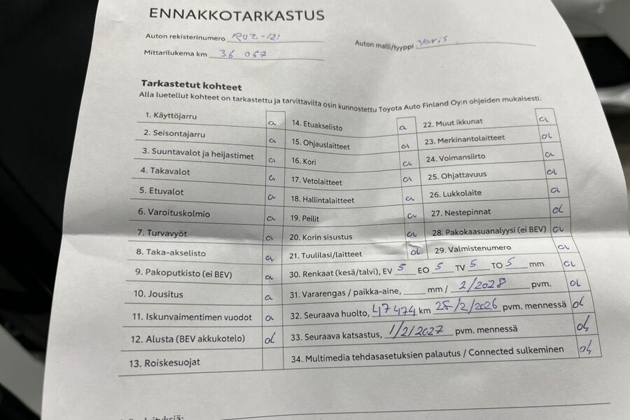 Toyota Yaris vaihtoauto