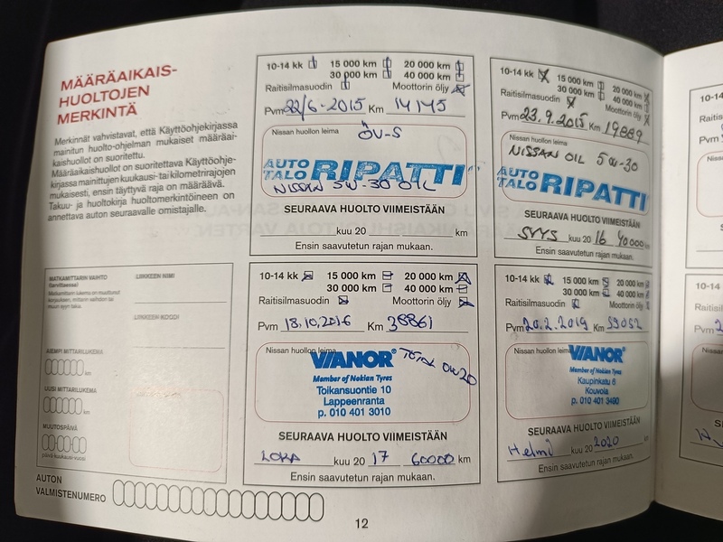 Nissan NOTE vaihtoauto