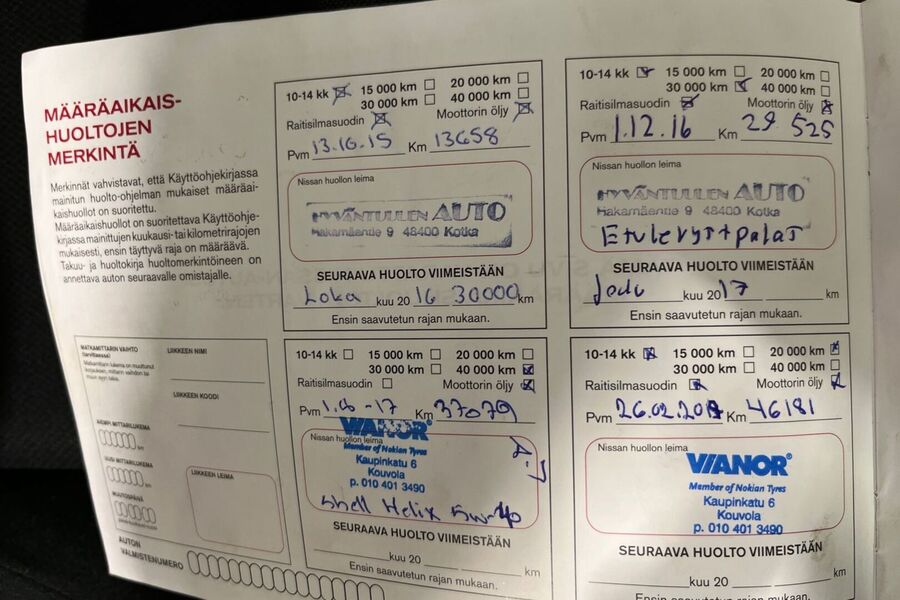 Nissan NOTE vaihtoauto