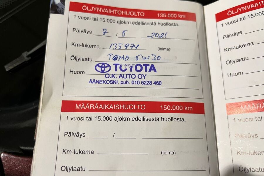 Toyota Avensis vaihtoauto