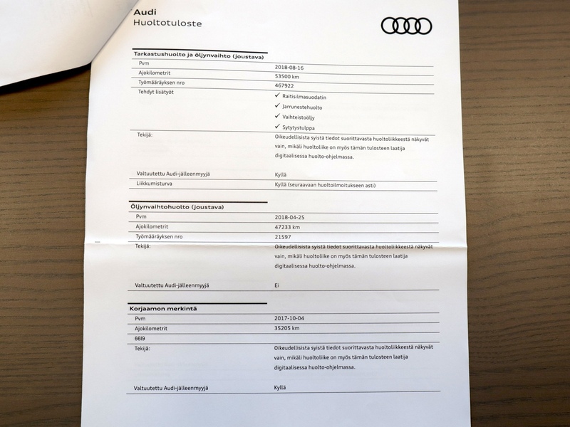 Audi A4 vaihtoauto