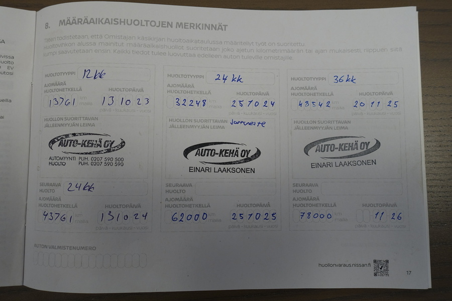 Nissan Leaf vaihtoauto