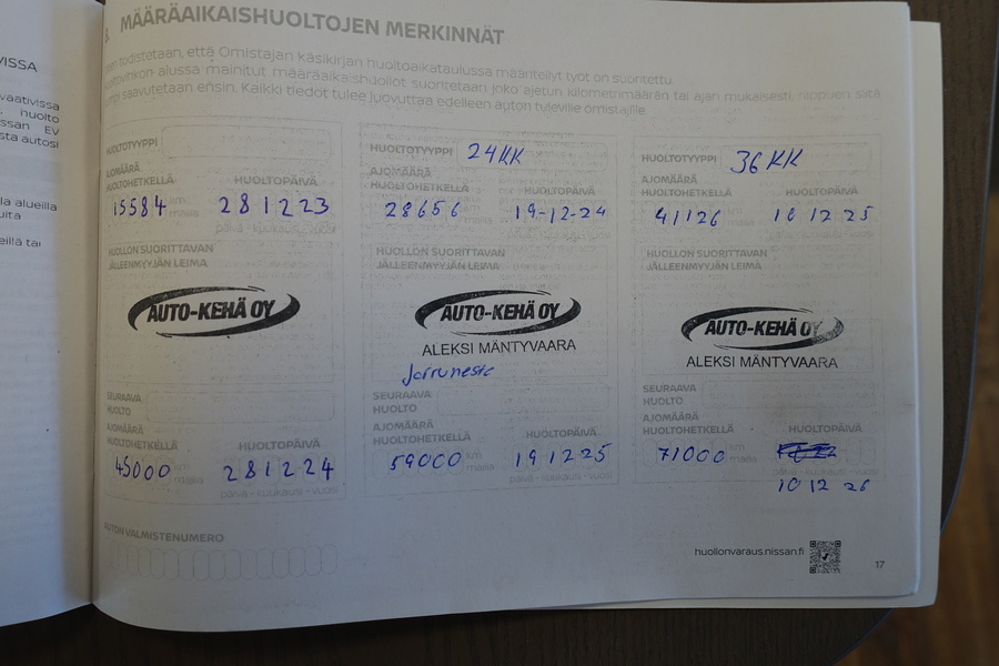 Nissan Leaf vaihtoauto