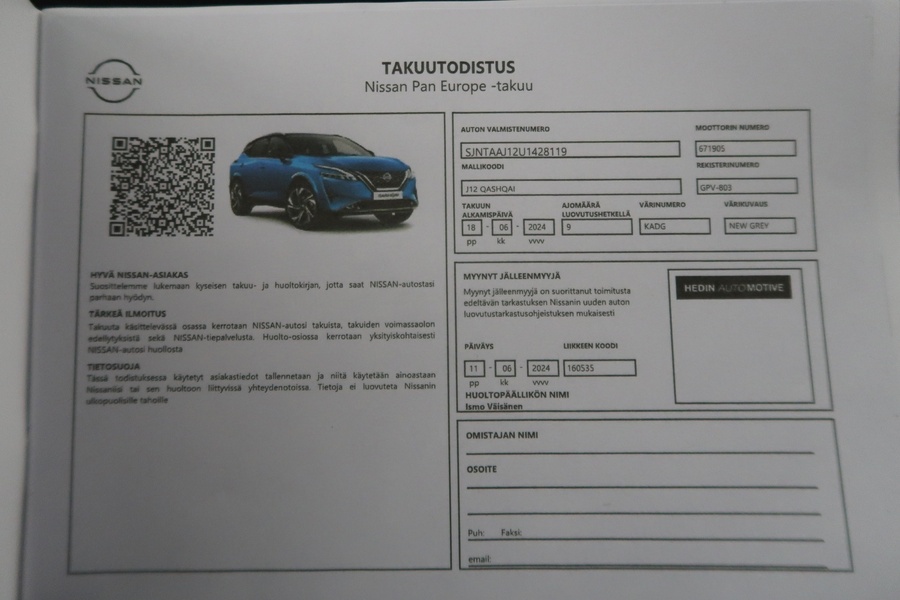 Nissan Qashqai vaihtoauto