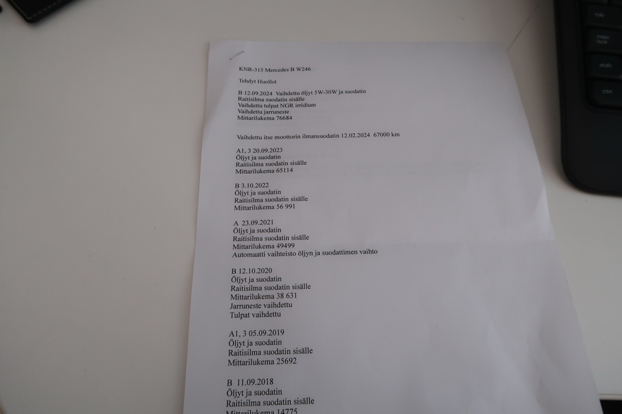 Mercedes-Benz B vaihtoauto