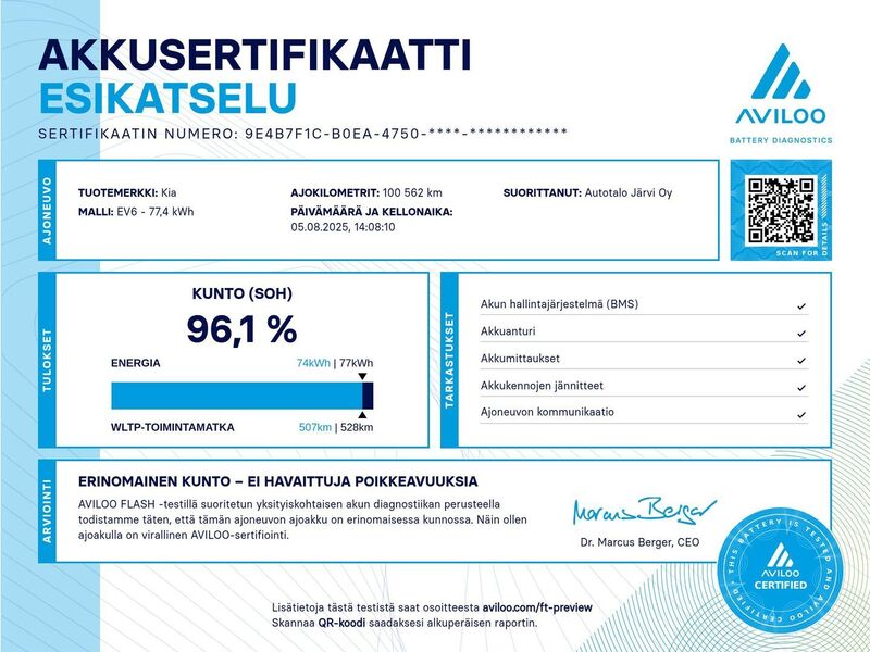 Kia EV6 vaihtoauto