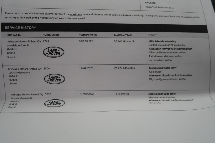 Land Rover Range Rover Evoque vaihtoauto