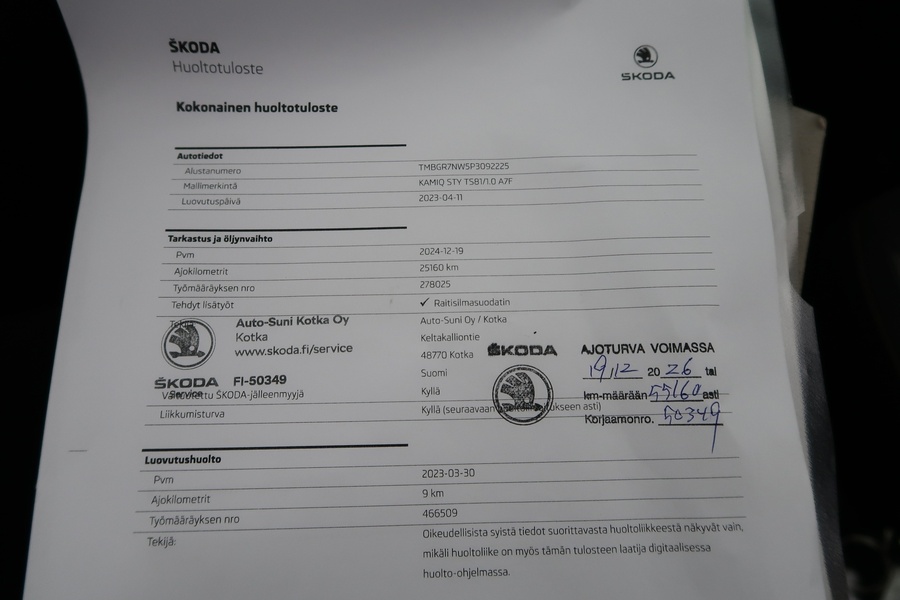 Skoda Kamiq vaihtoauto