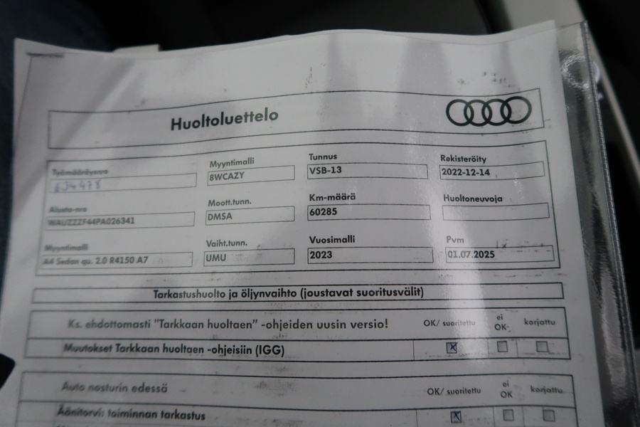 Audi A4 vaihtoauto