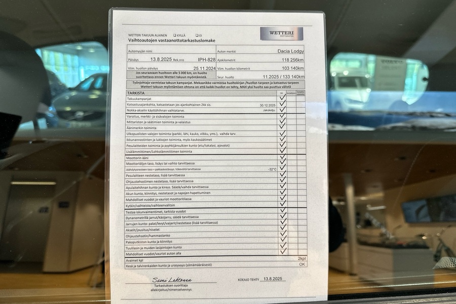 Dacia Lodgy vaihtoauto