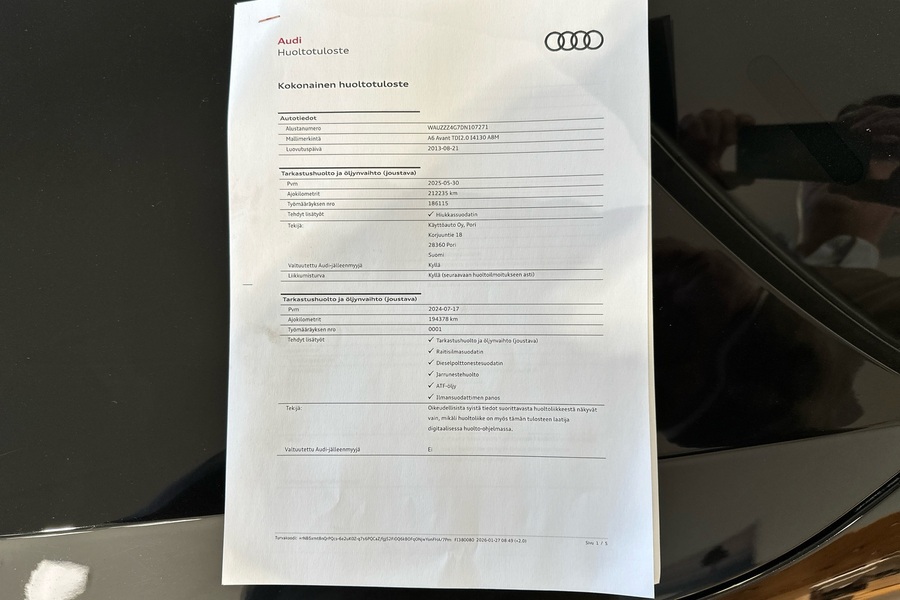Audi A6 vaihtoauto