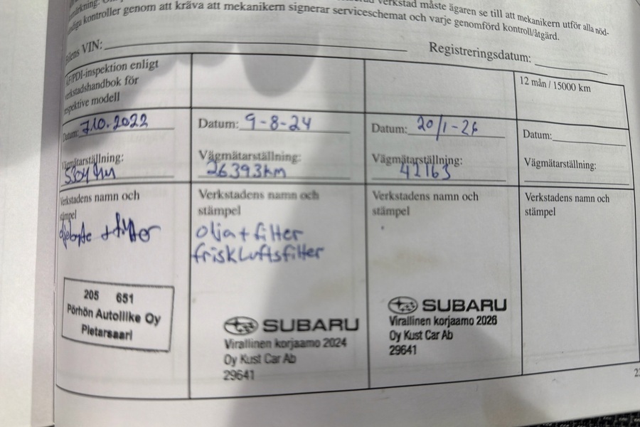 Subaru XV vaihtoauto