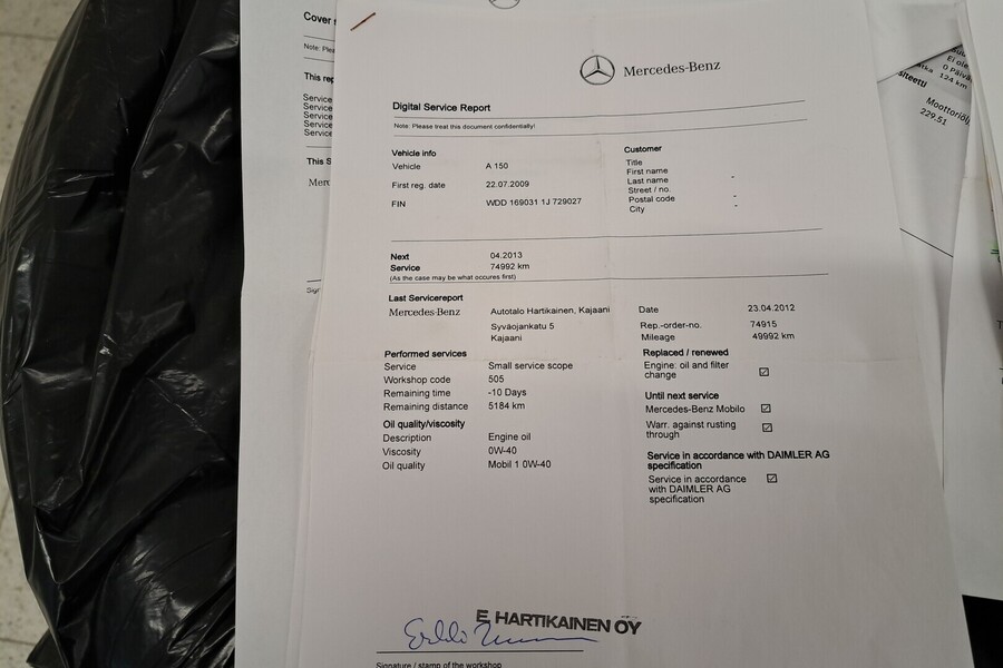 Mercedes-Benz A vaihtoauto