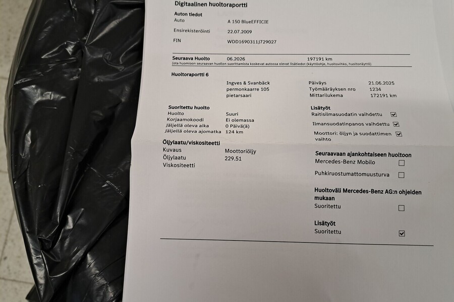 Mercedes-Benz A vaihtoauto