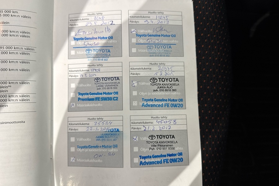 Toyota Auris vaihtoauto