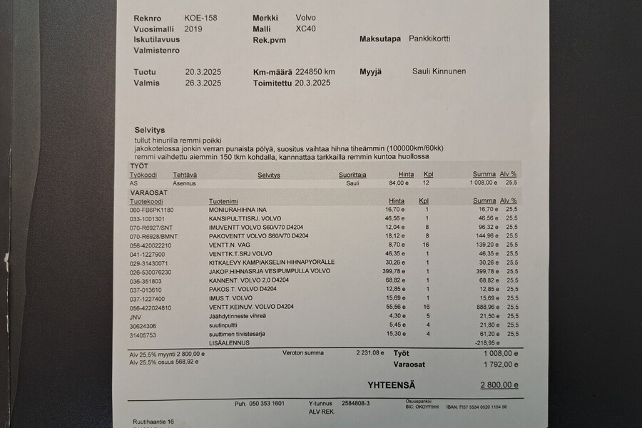 Volvo XC40 vaihtoauto