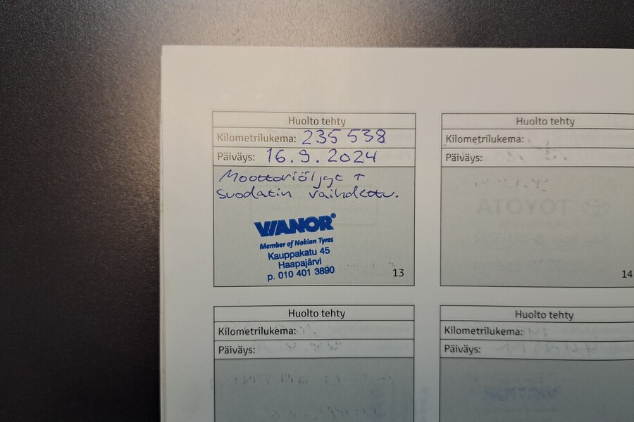 Toyota Avensis vaihtoauto