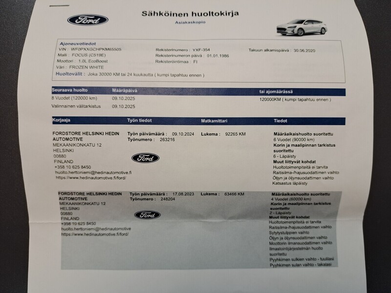 Ford Focus vaihtoauto