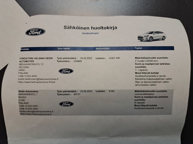 Ford Focus vaihtoauto