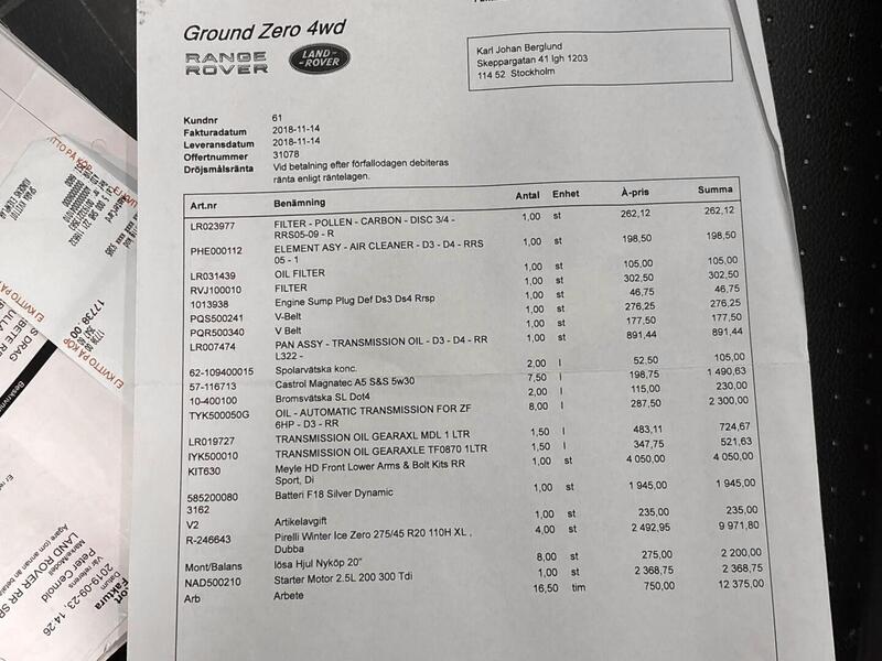 Land Rover Range Rover Sport vaihtoauto