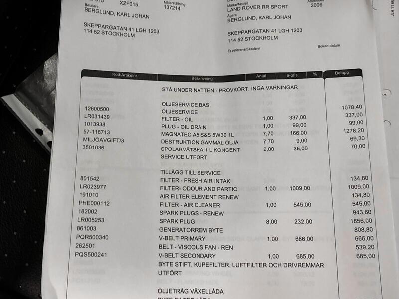 Land Rover Range Rover Sport vaihtoauto