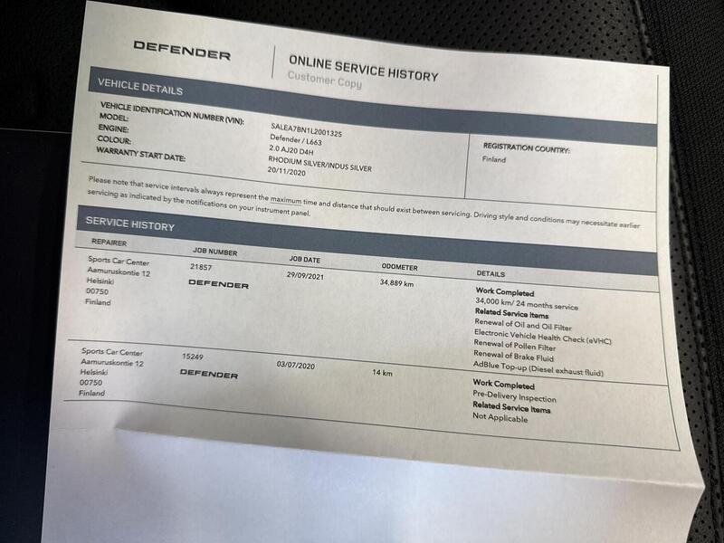 Land Rover Defender vaihtoauto