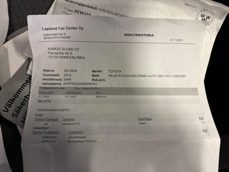 Toyota Hilux vaihtoauto