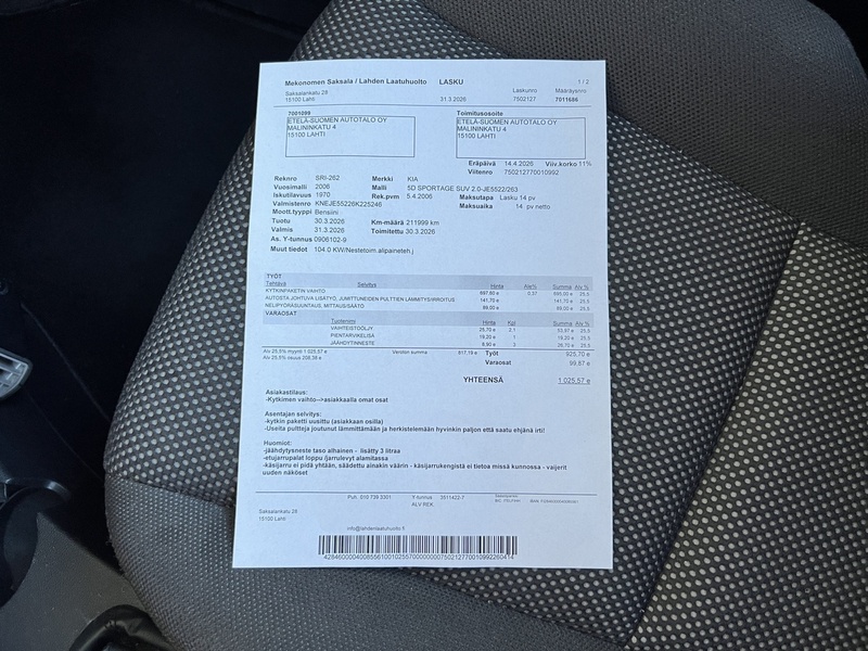 Kia Sportage vaihtoauto