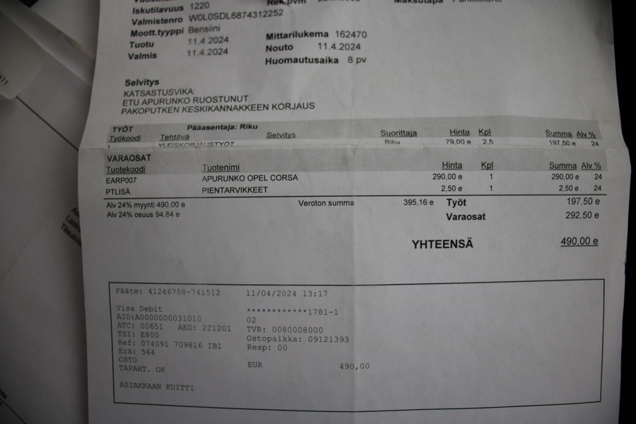 Opel Corsa vaihtoauto