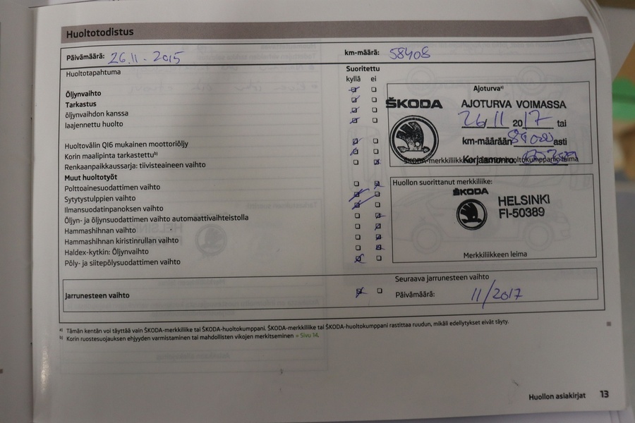 Skoda Fabia vaihtoauto