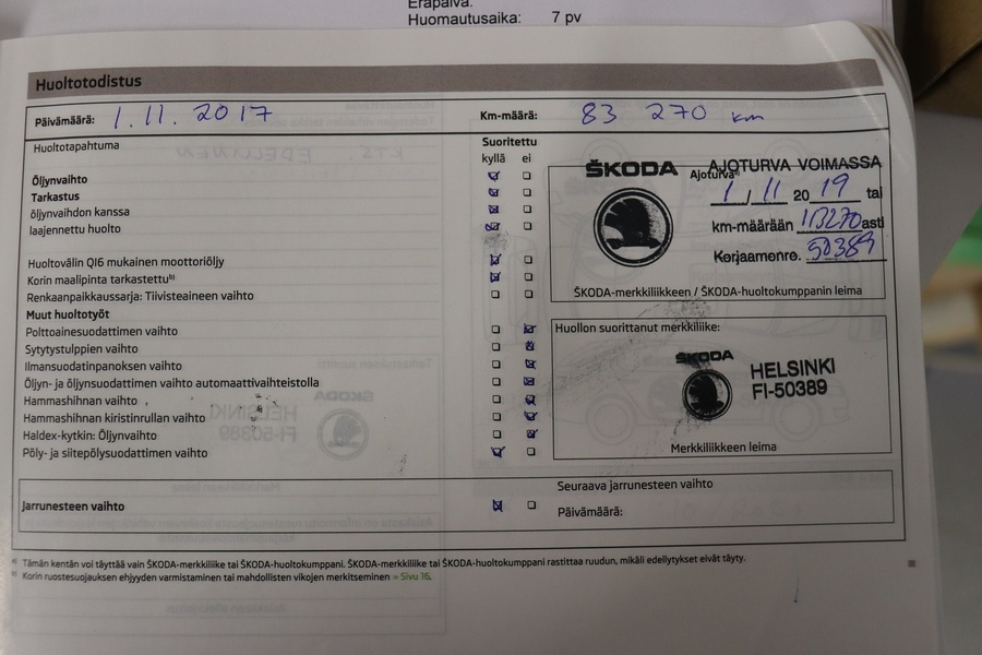 Skoda Fabia vaihtoauto