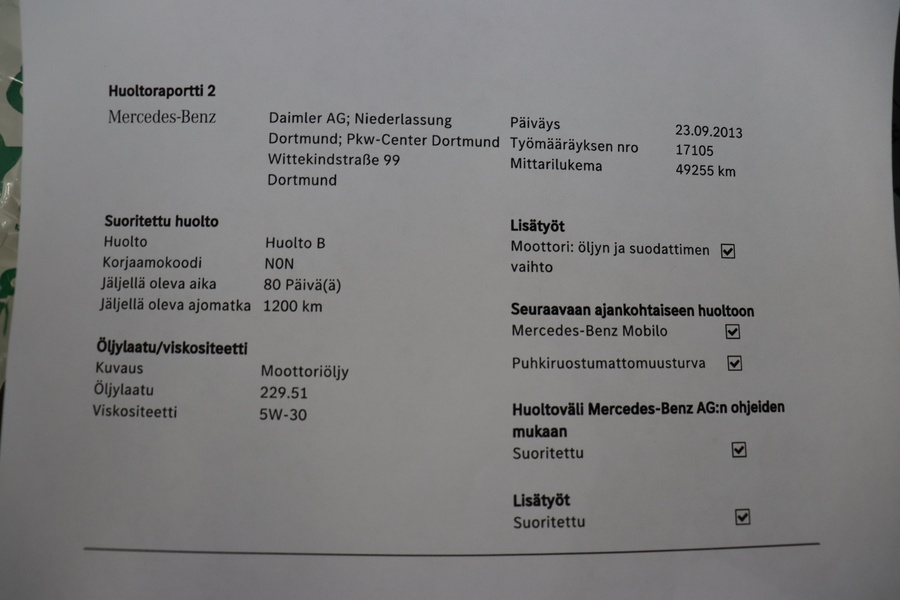 Mercedes-Benz C vaihtoauto