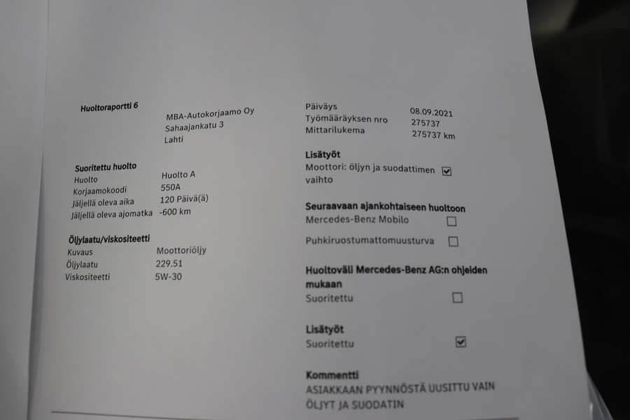 Mercedes-Benz C vaihtoauto