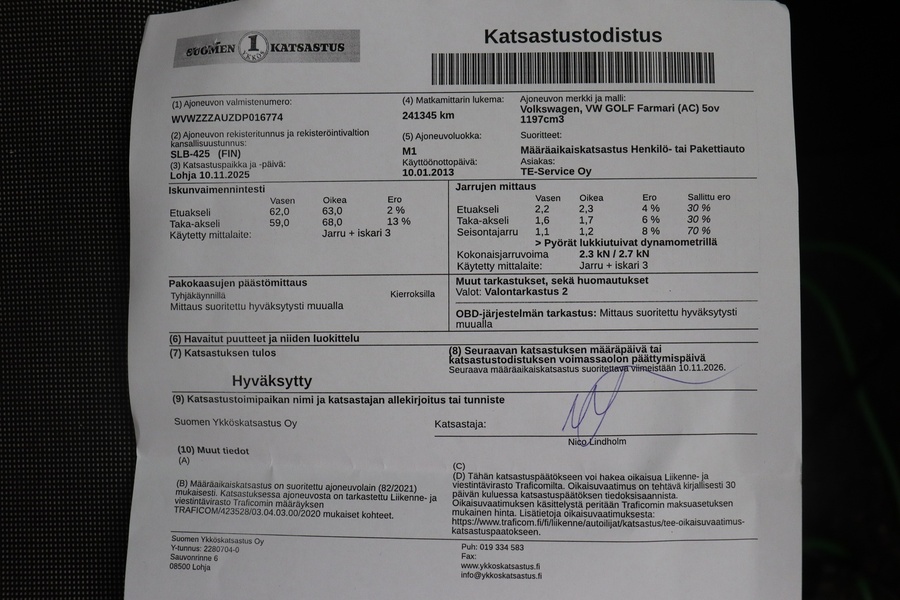 Volkswagen Golf vaihtoauto