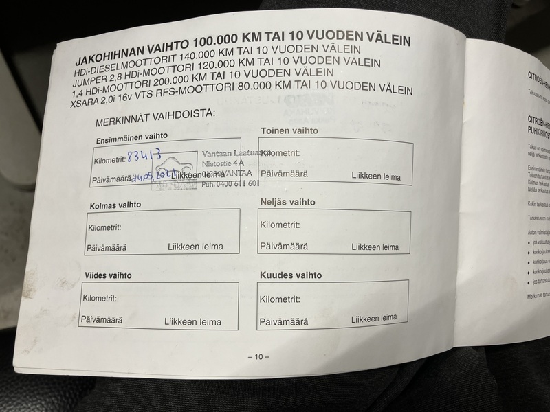 Citroën Xsara Picasso vaihtoauto