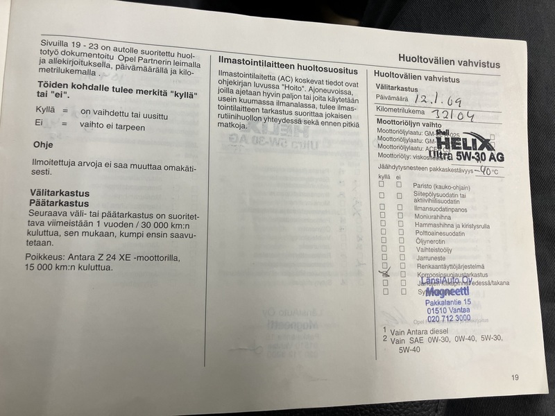 Opel Vectra vaihtoauto