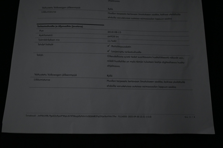 Volkswagen Passat vaihtoauto