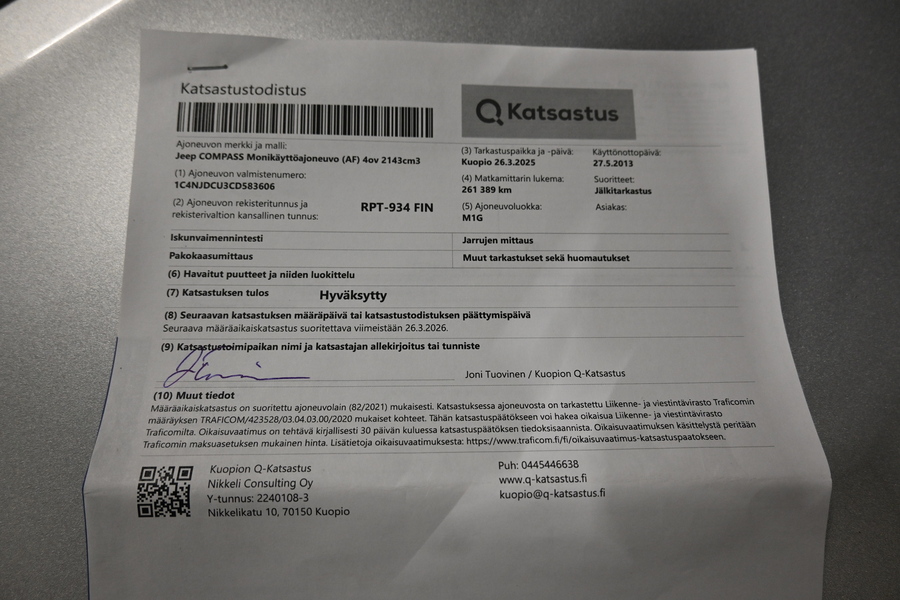 Jeep Compass vaihtoauto