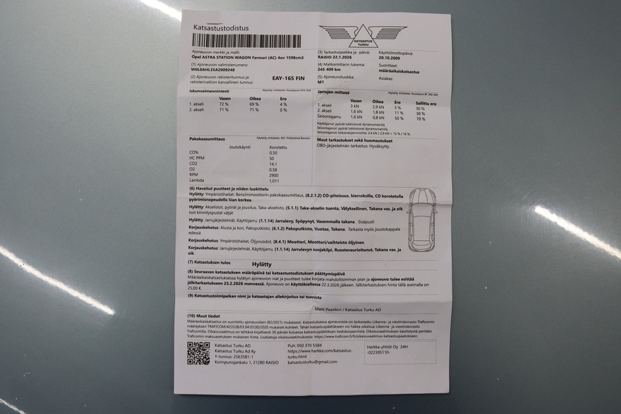 Opel Astra vaihtoauto