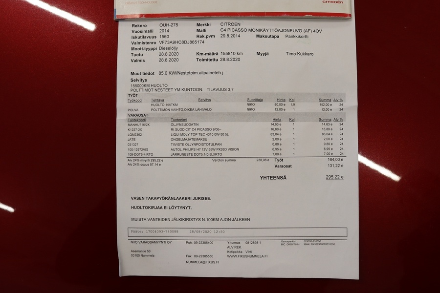 Citroën Grand C4 Picasso vaihtoauto