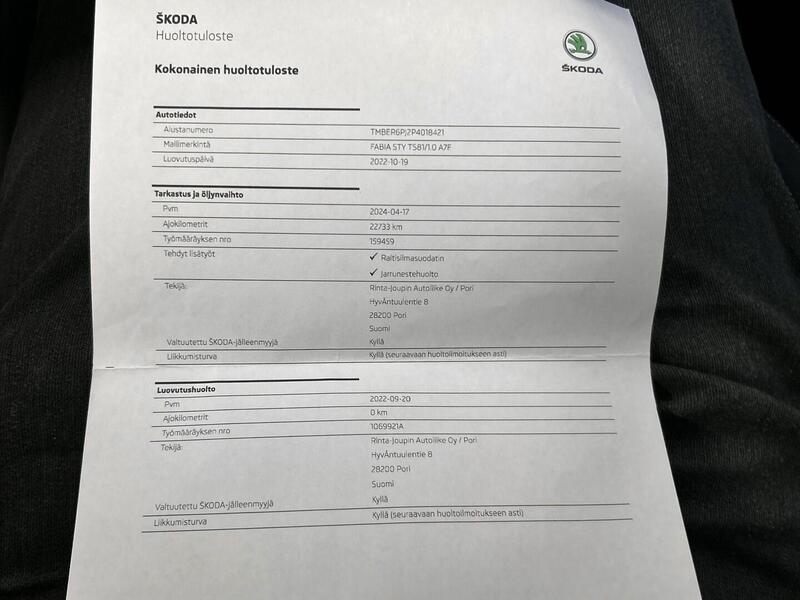 Skoda Fabia vaihtoauto