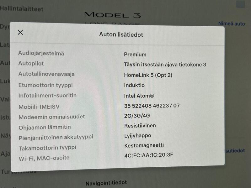 Tesla Model 3 vaihtoauto