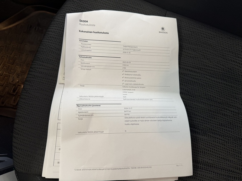 Skoda Octavia vaihtoauto